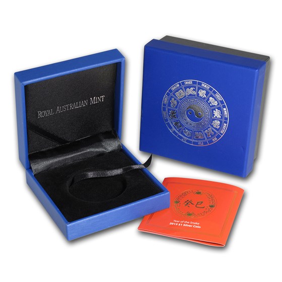 OGP Box & COA - 2013 RAM Silver Proof-like Snake 1 oz Coin OGP Box & COA - 2013 RAM Silver Proof-like Snake 1 oz Coin