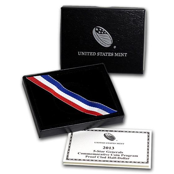 OGP Box & COA - 2013 U.S. Mint 5 Star General Clad Proof Coin OGP Box & COA - 2013 U.S. Mint 5 Star General Clad Proof Coin