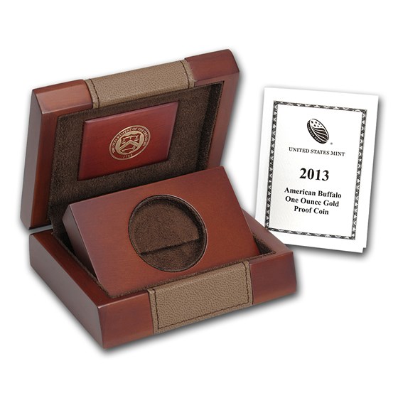 OGP Box & COA - 2013-W Proof 1 oz Gold Buffalo OGP Box & COA - 2013-W Proof 1 oz Gold Buffalo