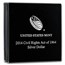 OGP Box & COA - 2014 U.S. Mint Civil Rights Silver Dollar PF