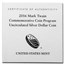 OGP Box & COA - 2016-P Mark Twain $1 Silver Uncirculated