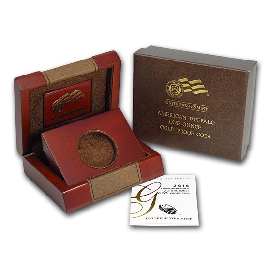 OGP Box & COA - 2016-W Proof 1 oz Gold Buffalo Coin (Empty) OGP Box & COA - 2016-W Proof 1 oz Gold Buffalo Coin (Empty)