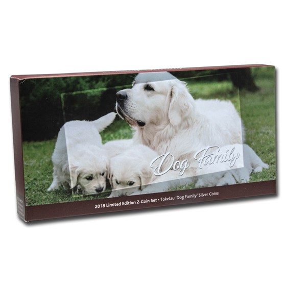 OGP Box & COA - 2018 Tokelau 2-Coin Silver Year of the Dog Set OGP Box & COA - 2018 Tokelau 2-Coin Silver Year of the Dog Set