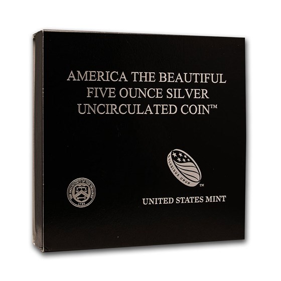 OGP Box & COA - 2018 U.S. Mint 5 oz Silver ATB Coin (Cumberland)