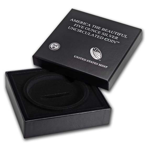 OGP Box & COA - 2019 U.S. Mint 5 oz Silver ATB (Amer. Memorial) OGP Box & COA - 2019 U.S. Mint 5 oz Silver ATB (Amer. Memorial)