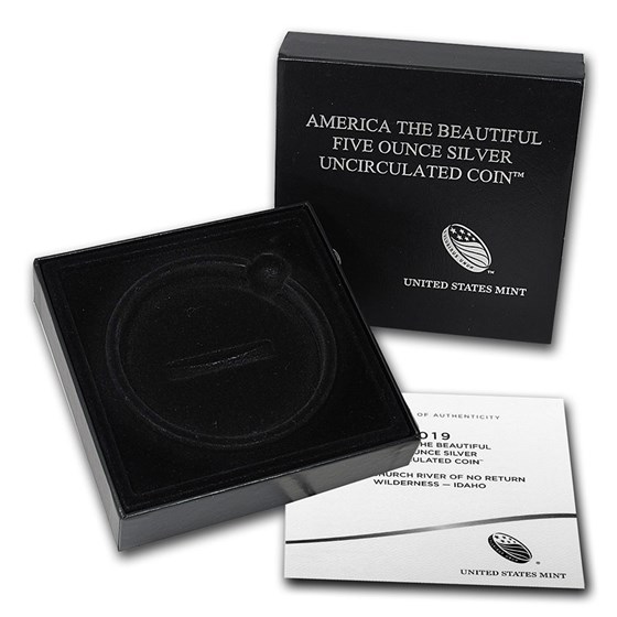 OGP Box & COA - 2019 U.S. Mint 5 oz Silver ATB (Frank Church) OGP Box & COA - 2019 U.S. Mint 5 oz Silver ATB (Frank Church)