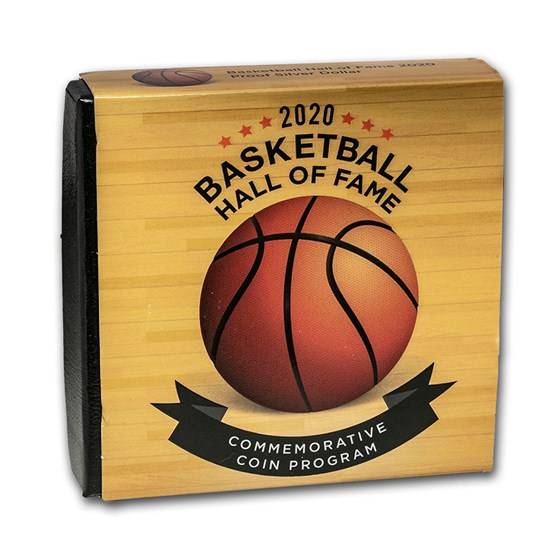 OGP Box & COA - 2020 U.S. Mint Basketball HOF Silver Proof OGP Box & COA - 2020 U.S. Mint Basketball HOF Silver Proof