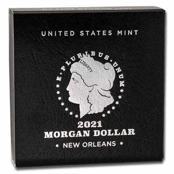 OGP Box & COA- 2021 Morgan Dollar New Orleans Mint (Empty) OGP Box & COA- 2021 Morgan Dollar New Orleans Mint (Empty)
