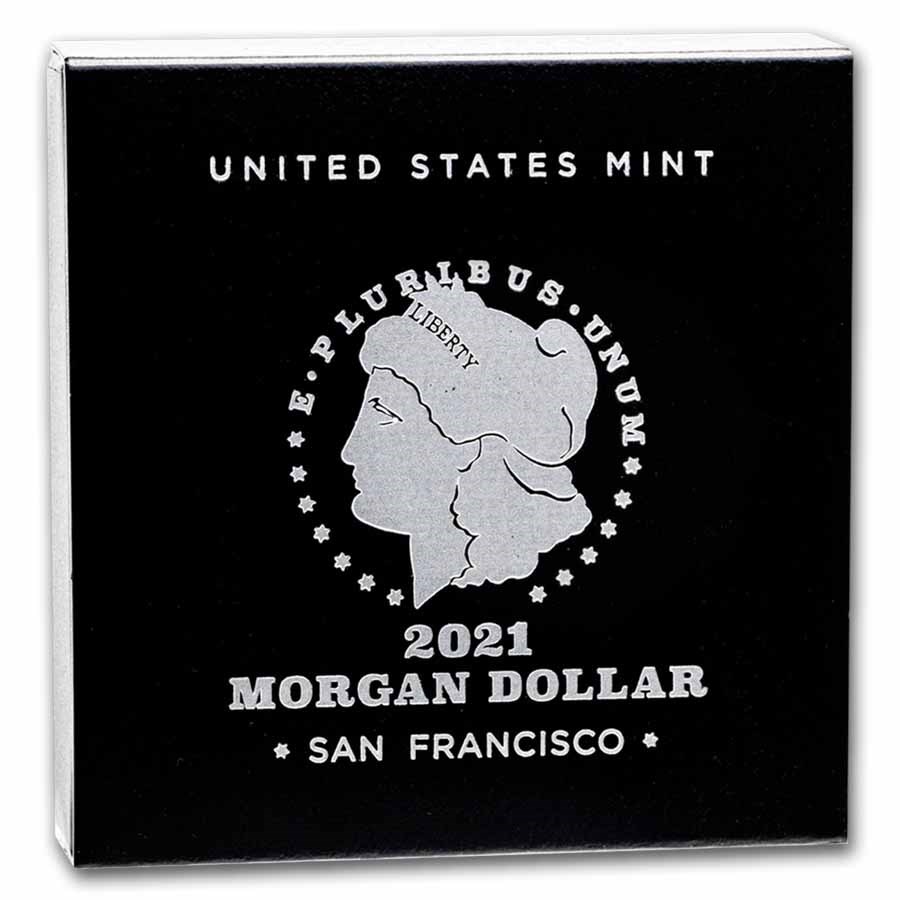 OGP Box & COA- 2021 Morgan Dollar San Francisco Mint (Empty)
