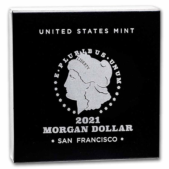 OGP Box & COA- 2021 Morgan Dollar San Francisco Mint (Empty) OGP Box & COA- 2021 Morgan Dollar San Francisco Mint (Empty)