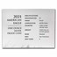 OGP Box & COA - 2021-S Silver Eagle Proof (Type 2, OGP Only)