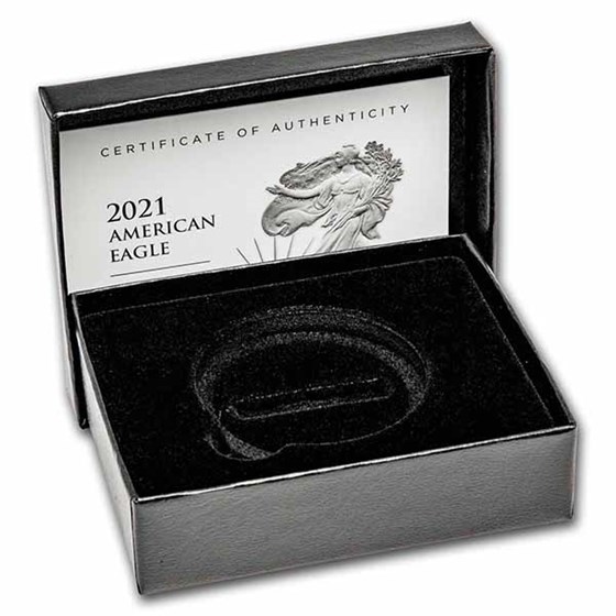 OGP Box & COA - 2021-S Silver Eagle Proof (Type 2, OGP Only) OGP Box & COA - 2021-S Silver Eagle Proof (Type 2, OGP Only)