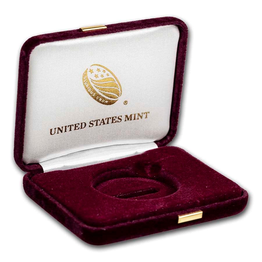 OGP Box & COA - 2021-W 1 oz Gold American Eagle Proof (Empty)