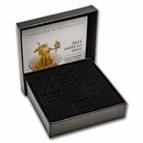 OGP Box & COA- 2021 (W) 4-Coin Proof Gold Eagle Set (Type 2)