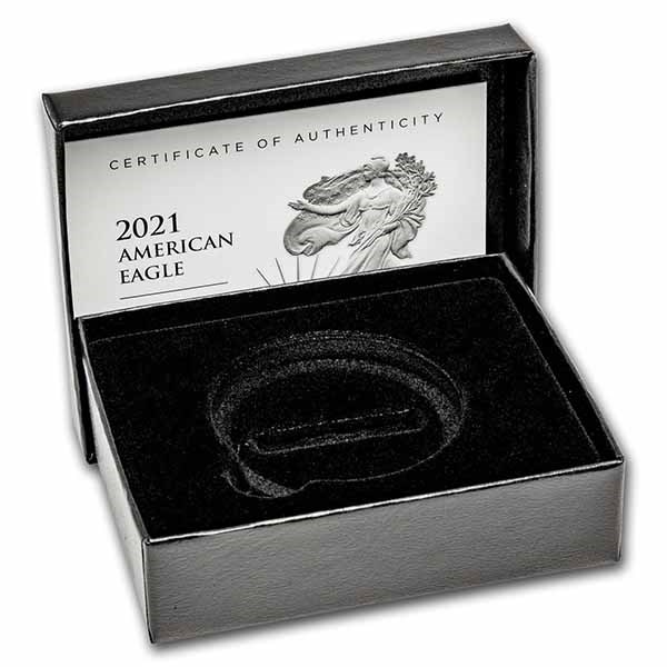 OGP Box & COA - 2021-W Silver Eagle Proof (Type 2)