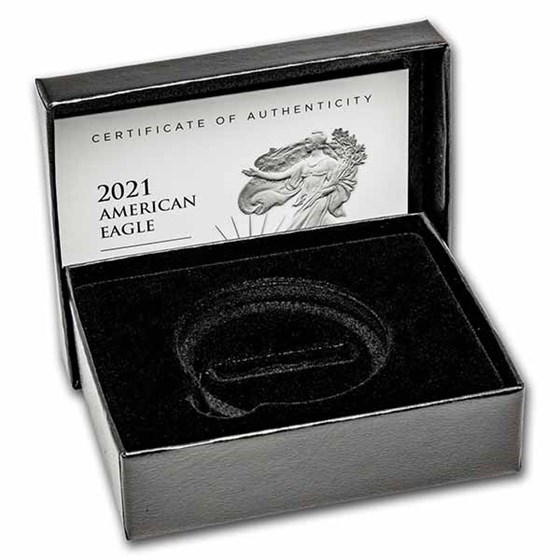 OGP Box & COA - 2021-W Silver Eagle Proof (Type 2) OGP Box & COA - 2021-W Silver Eagle Proof (Type 2)