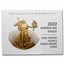 OGP Box & COA - 2022 1/10 oz Proof Gold American Eagle (Empty)
