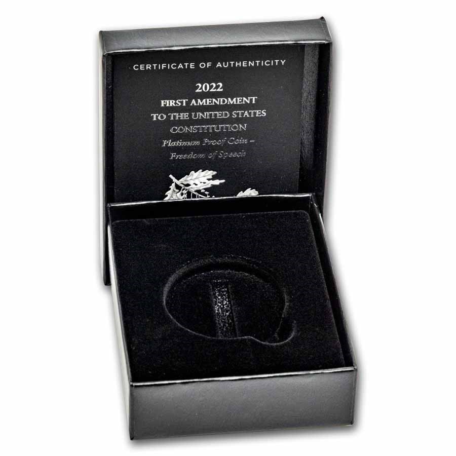 OGP Box & COA - 2022-W 1 oz Platinum Eagle Proof (Empty)