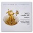 OGP Box & COA- 2022 (W) 4-Coin Proof Gold Eagle Set (Empty)