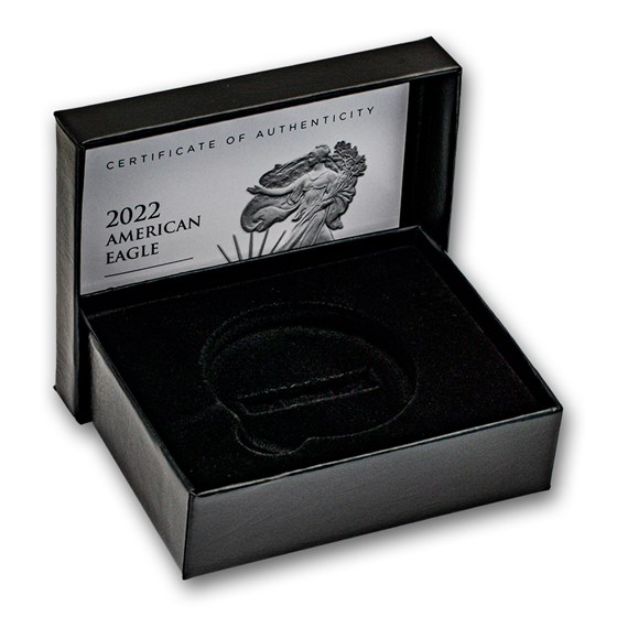 OGP Box & COA - 2022-W Silver American Eagle Proof (Empty) OGP Box & COA - 2022-W Silver American Eagle Proof (Empty)