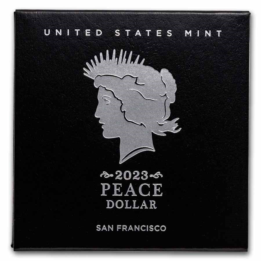 OGP Box & COA - 2023-S Silver Peace Dollar Proof (Empty)