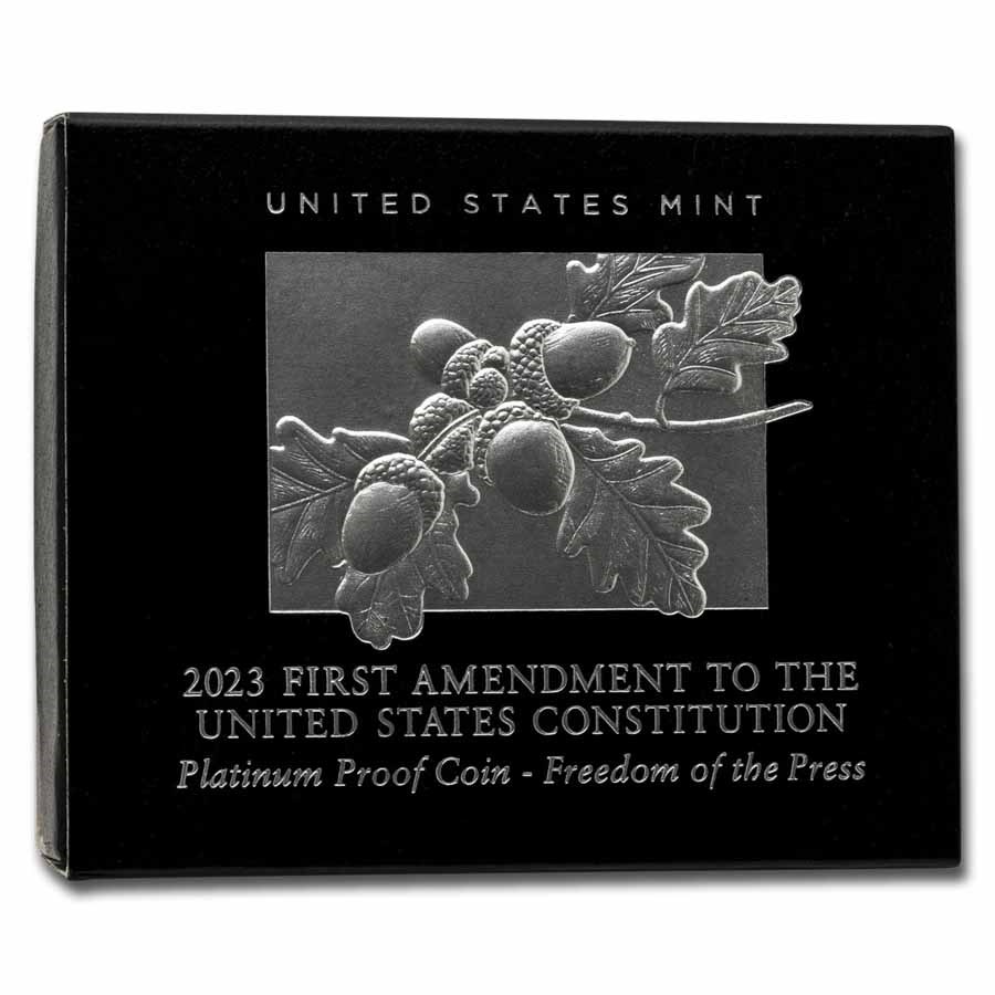 OGP Box & COA - 2023-W 1 oz Platinum Eagle Proof (Empty)