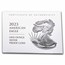 OGP Box & COA - 2023-W Silver American Eagle Proof (Empty)
