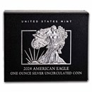OGP Box & COA - 2024-W Silver American Eagle Burnished (Empty)