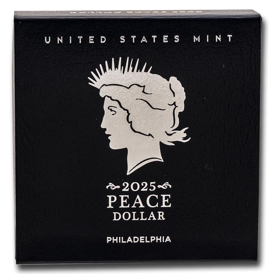 OGP Box & COA - 2025-P Silver Peace Dollar BU (Empty)