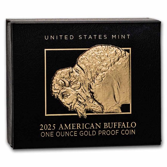 OGP Box & COA - 2025-W Proof 1 oz Gold Buffalo Coin (Empty)