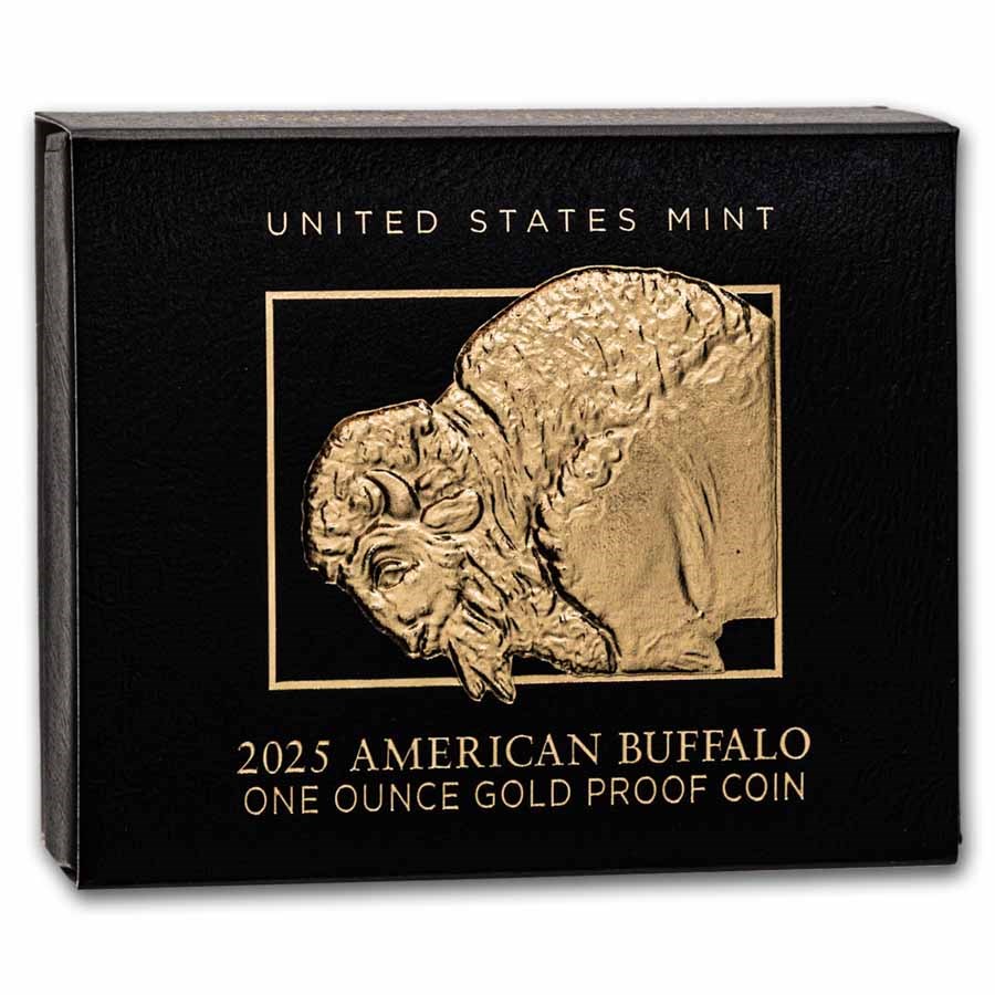 OGP Box & COA - 2025-W Proof 1 oz Gold Buffalo Coin (Empty)