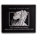 OGP Box & COA - 2025-W Silver American Eagle Burnished (Empty)