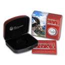 OGP Box & COA - Perth Mint 2015 1 oz Silver Goat HR Proof