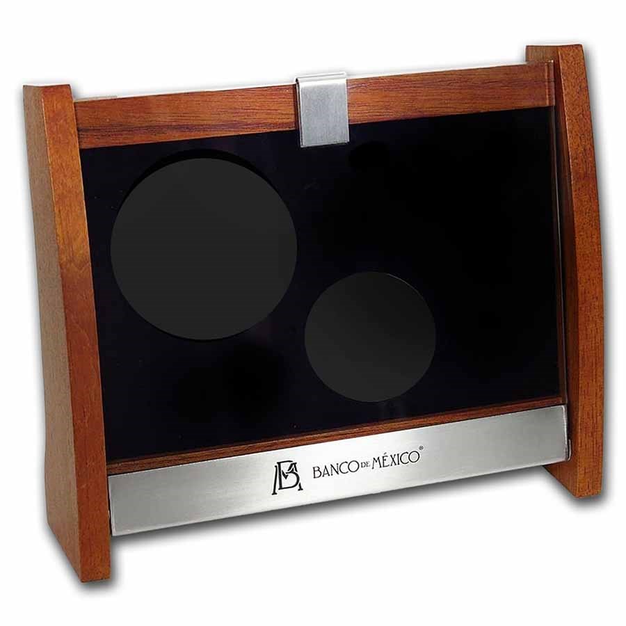 OGP Box - Silver Libertad Wooden Display Box (Empty)