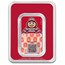Ohio State University 1 oz Silver Colorized Bar (in TEP)
