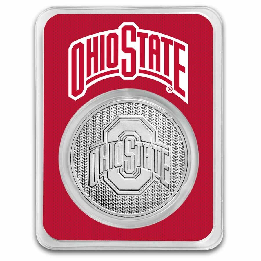 Ohio State University 1 oz Silver Round (in TEP)
