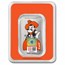 Oklahoma State University 1 oz Silver Colorized Bar (in TEP)