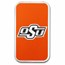 Oklahoma State University 1 oz Silver Colorized Bar (in TEP)