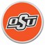 Oklahoma State University 1 oz Silver Colorized Round (in TEP)