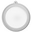 Ornament Capsule - 40 mm (White Ring)