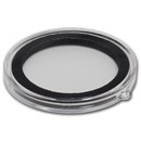 Ornament Capsule for Silver Coins/Rounds - 34 mm (Dark Blue Ring)