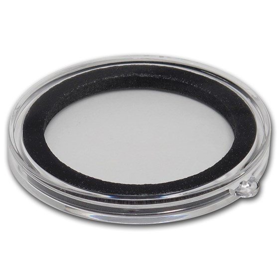 Ornament Capsule for Silver Coins/Rounds - 34 mm (Dark Blue Ring) Ornament Capsule for Silver Coins/Rounds - 34 mm (Dark Blue Ring)