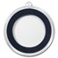 Ornament Capsule for Silver Coins/Rounds - 34 mm (Dark Blue Ring)