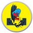 PAC-MAN™ Arcade Cabinet 1 oz Colorized Silver Round