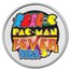 PAC-MAN™ Fever / Amazing Lock-Up 1 oz Colorized Silver Round