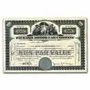 Packard Motor Car Company Stock Certificate (Gray)
