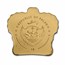 Palau 1/2 gram Gold $1 Crown Shaped Coin