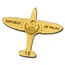 Palau 1/2 gram Gold $1 Golden Airplane