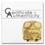 Palau 1/2 gram Gold $1 Golden Biker Skull
