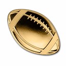 Palau 1/2 gram Gold $1 Golden Football Shaped Coin